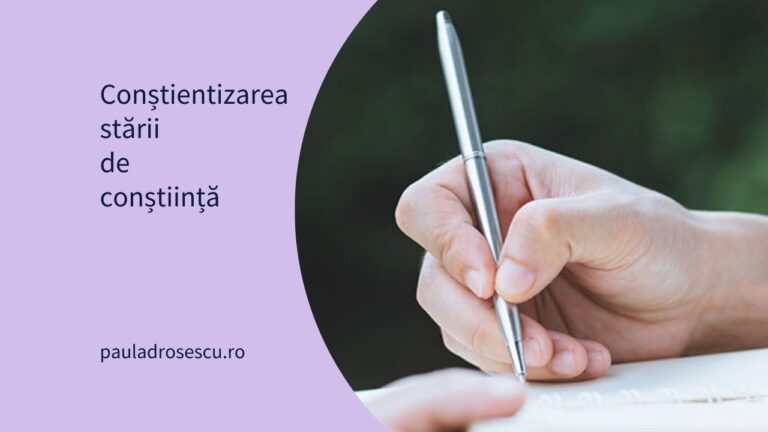 Conștientizarea stării de conștiință
