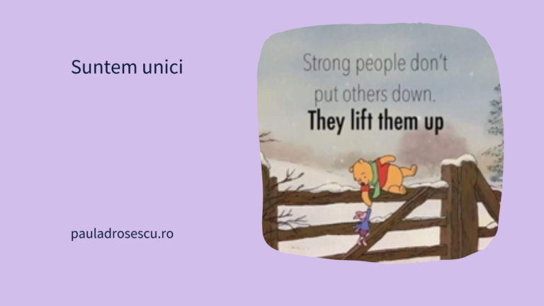 Suntem unici